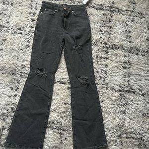 BDG stretch high rise flare